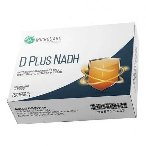 D PLUS NADH 20Cpr — preț și oferte