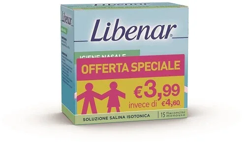 Libenar soluție izotonică 15 flacoane — preț și oferte