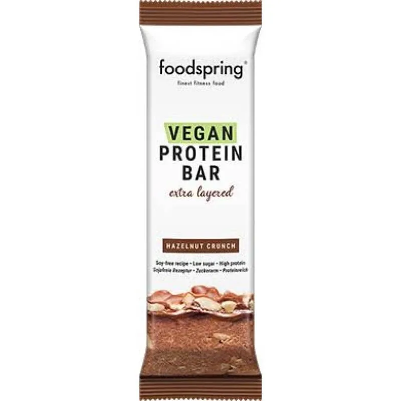VEGAN PROTEIN BAR foodspring alune 60g — preț și oferte