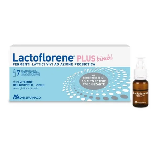 Lactoflorene® Plus Bimbi Supliment de fermenți lactici - 7 fiole — preț și oferte
