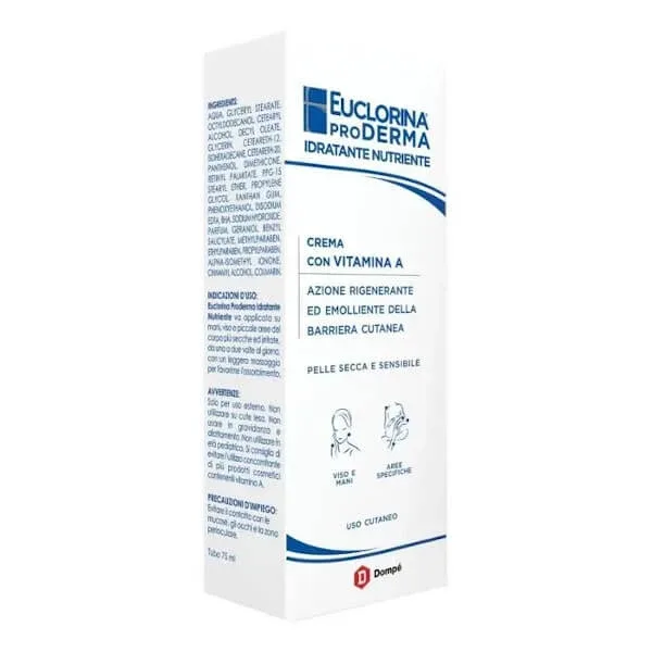 Euclorin Proderma Cremă hidratantă cu vitamina A 75ml — preț și oferte
