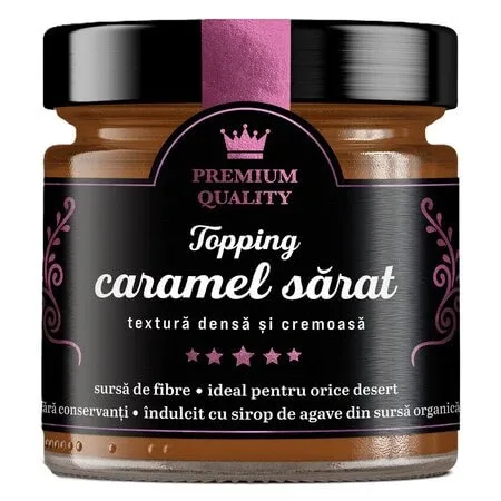 Topping cu caramel sarat Secretele Ramonei, 250 g, Laboratoarele Remedia — preț și oferte