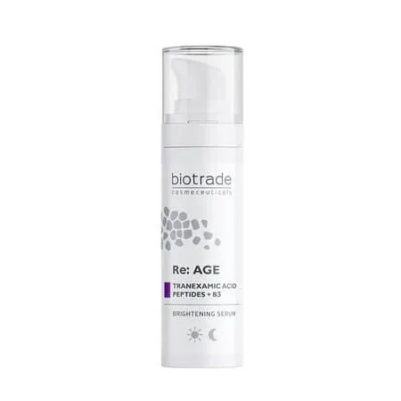 Ser de fata iluminator cu acid tranexamic, peptide + B3 Re:AGE, 30 ml, Biotrade — preț și oferte