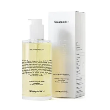 Ulei de corp anti-aging Well-aging Body Oil, 200 ml, Transparent Lab — preț și oferte