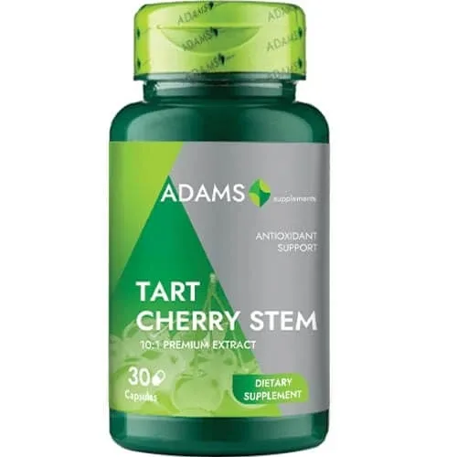 Cozi cirese (Tart Cherry Stem), 30 capsule, Adams Supplements ADAMS VISION — preț și oferte