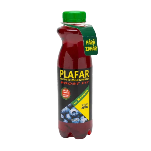 Sirop de afine Boost Bit cu stevie, 500ml, Plafar — preț și oferte