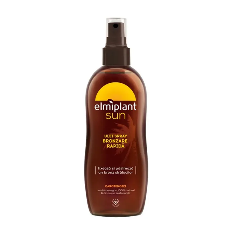 Ulei pentru bronz rapid SPF0 Sun, 150ml, Elmiplant — preț și oferte