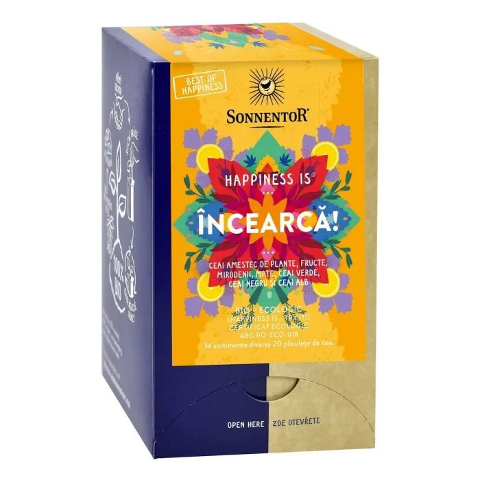 Ceai Bio Happiness Incearca!, 20 plicuri, Sonnentor — preț și oferte