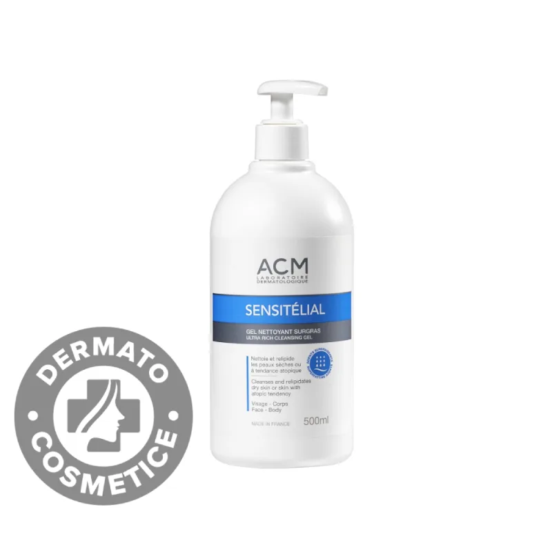 Gel de curatare relipidant Sensitelial, 500ml, Acm ACM LABORATOIRE — preț și oferte