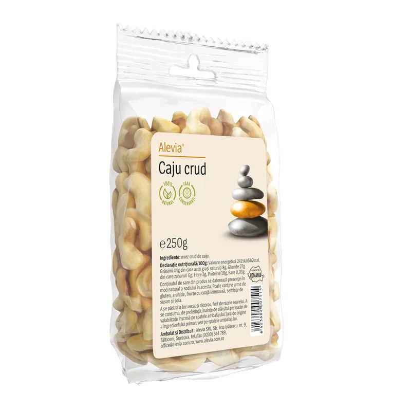 Caju crud, 250g, Alevia — preț și oferte