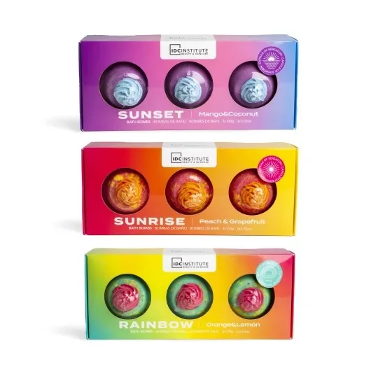 Set bombe de baie Cocktail Trio, 3x100g, IDC Institute — preț și oferte