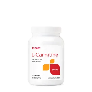 L-Carnitina 500mg, GNC | 120 capsule