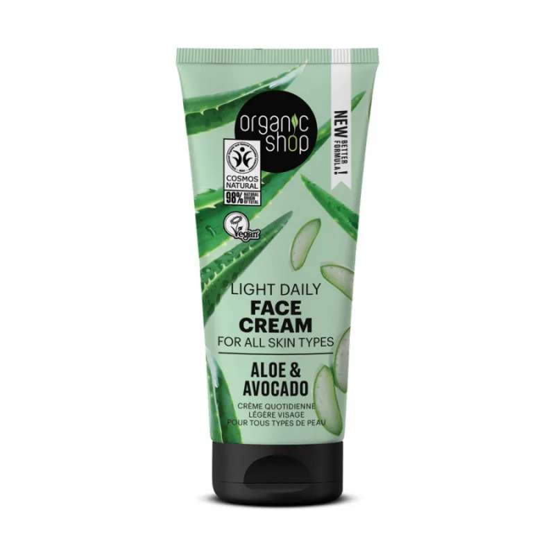 Crema de fata Avocado & Aloe, 50ml, Organic Shop — preț și oferte