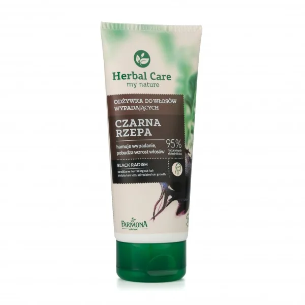 Balsam cu extract de ridiche neagra pentru par slabit Herbal Care, 200ml, Farmona — preț și oferte