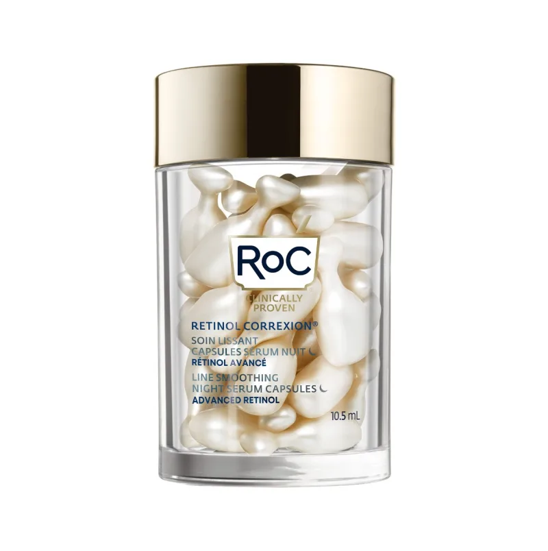 Capsule cu ser pentru noapte Retinol Correxion Line Smoothing, 30 bucati, RoC — preț și oferte
