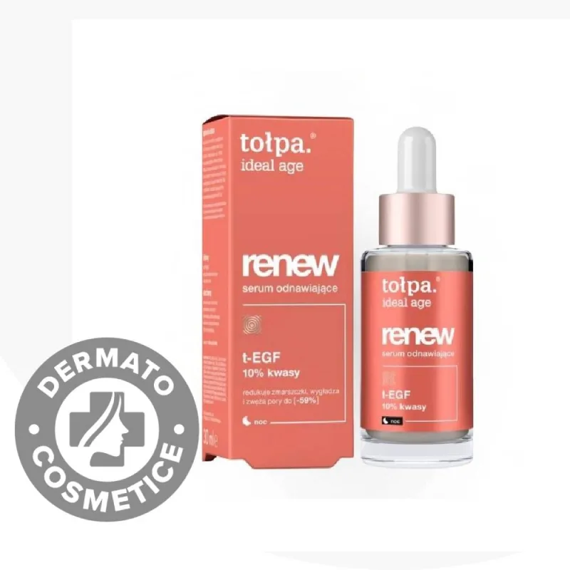 Serum de noapte reinnoitor si exfoliant Ideal Age, 30ml, Tolpa — preț și oferte