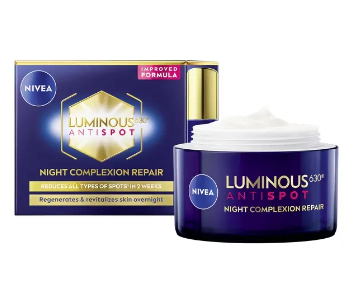 Nivea Cellular Luminous 630 - crema de noapte pentru fata impotriva petelor pigmentare - 50 ml — preț și oferte