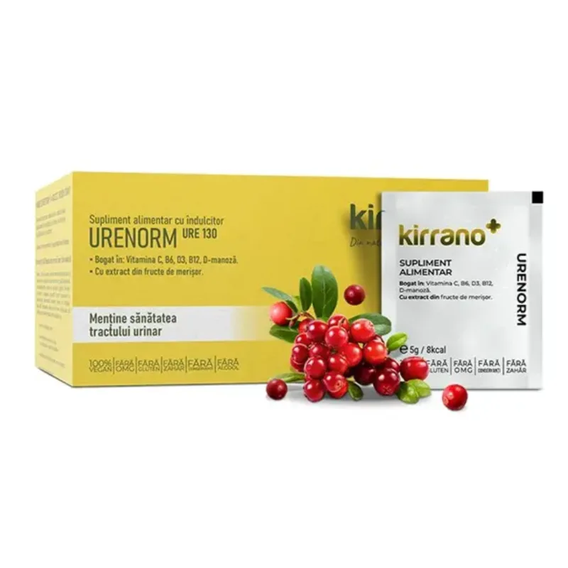 UreNorm URE130, 30 plicuri*5g, Kirrano — preț și oferte