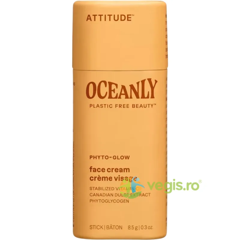 Crema de Fata Solida pentru Stralucire Phyto Glow 30g ATTITUDE — preț și oferte