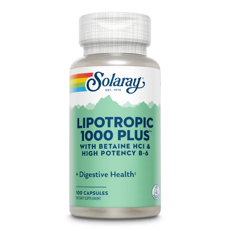 Lipotropic 1000 Plus Solaray, 100 capsule, Secom — preț și oferte