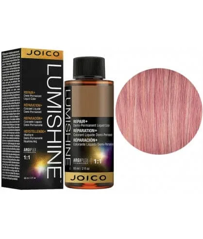 Vopsea de par lichida demipermanenta fara amoniac Joico Lumishine Demi Liquid 8RR 60ml — preț și oferte