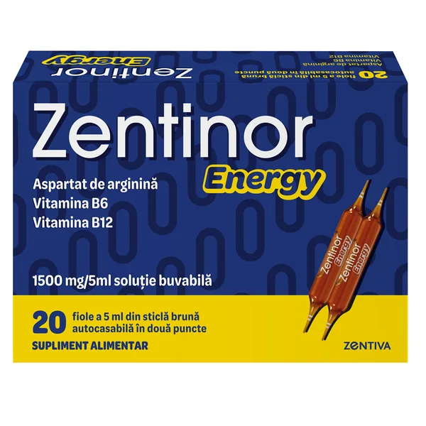 ZENTINOR ENERGY SOL.ORALA X20 FIOLE X 5ML ZENTIVA — preț și oferte