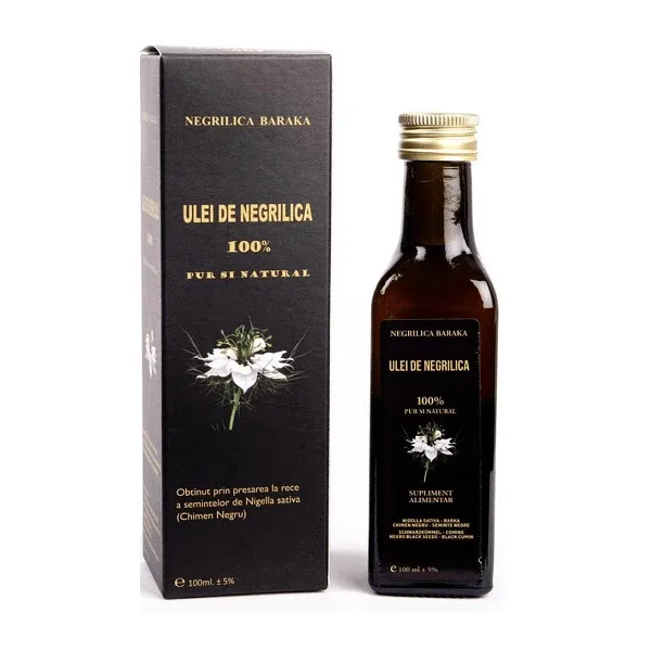 Ulei de negrilica, 100 ml, Negrilica Baraka — preț și oferte