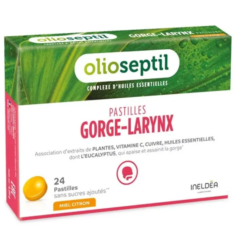 Olioseptil Gât-Laringe Lămâie 24 Pastilă Lab. Ineldea — preț și oferte