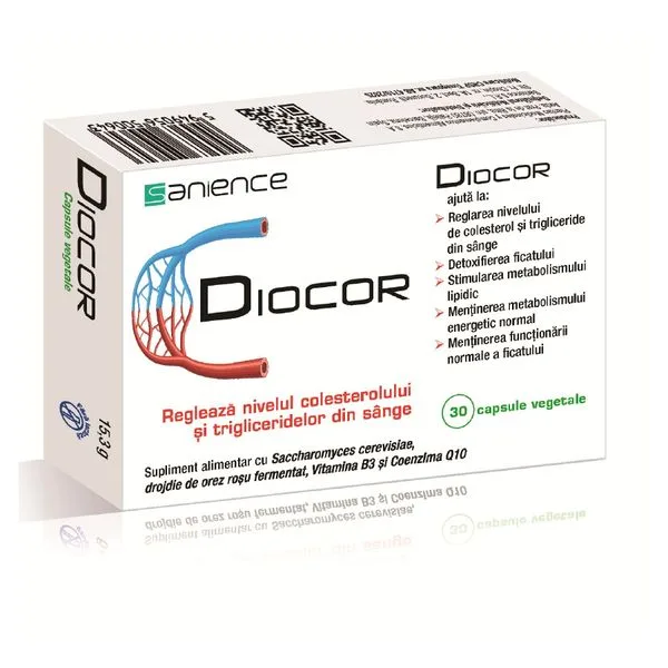 Diocor, Sanience | 30 capsule — preț și oferte