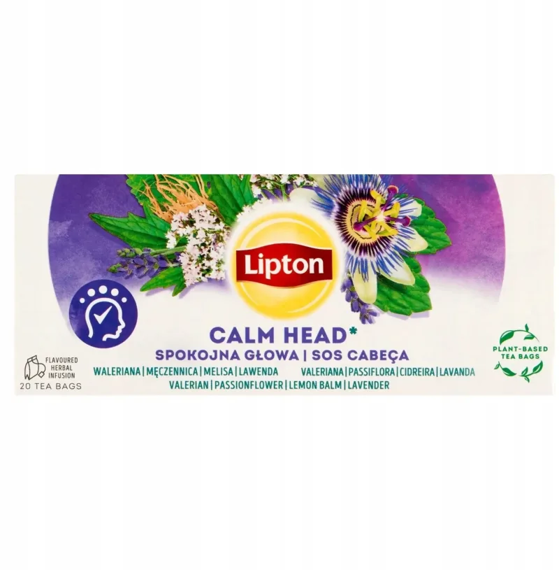 Lipton Calm Head ceai de plante 20 pliculețe — preț și oferte