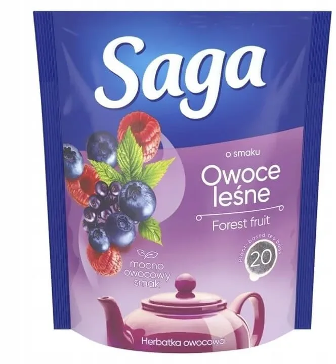 Saga Forest Ceai de fructe 20 pliculețe — preț și oferte