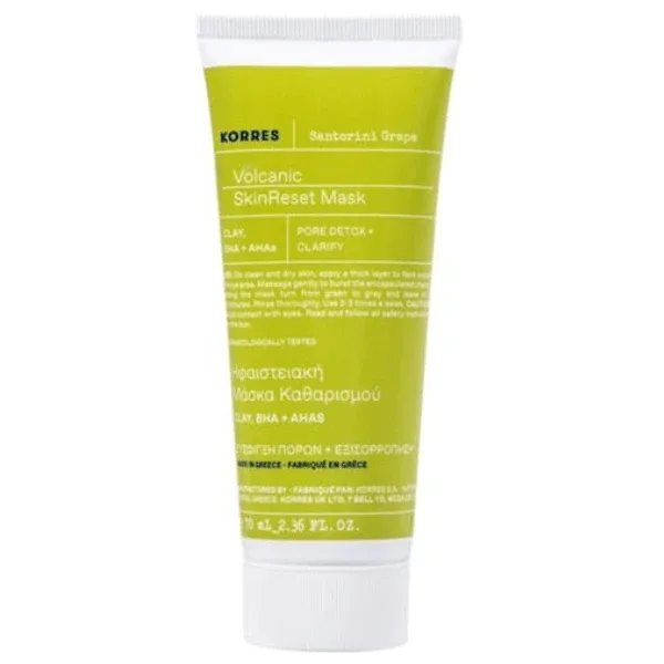 Korres | Santorini Grape Volcanic SkinReset Mask Mască vulcanică de curățare facială | 70ml — preț și oferte