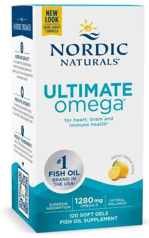 Ultimate Omega, 1280 mg, lămâie, 120 capsule Nordic Naturals Nordic Group B.V. — preț și oferte
