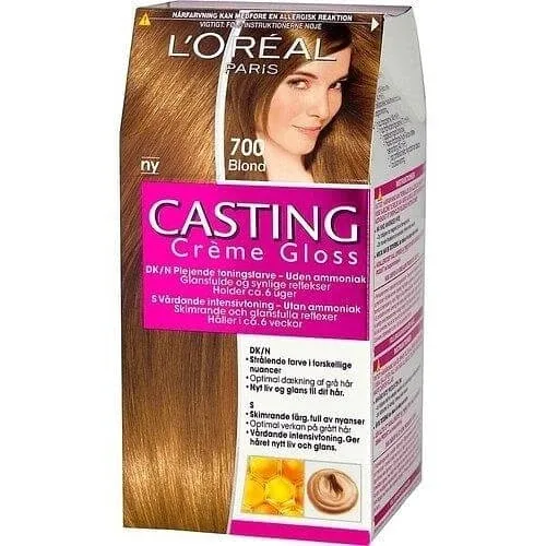 L'OREAL CASTING CREME GLOSS TRATAMENT COLORANT FĂRĂ AMONIAC 700 BLOND L'Oréal Paris — preț și oferte