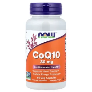 Coeznima Q10, 30mg, 60 capsule vegetale, Now Foods