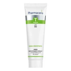 Pharmaceris T Sebo-Moistatic, cremă de față hidratantă și calmantă, SPF 50, 50 ml