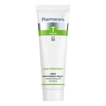 Pharmaceris T Sebo-Moistatic, cremă de față hidratantă și calmantă, SPF 50, 50 ml — preț și oferte