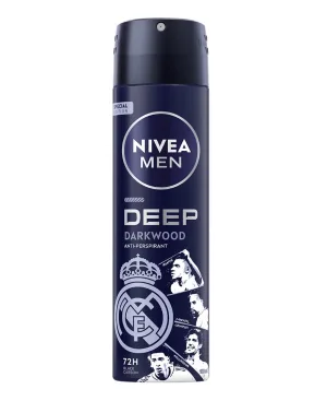 Nivea Men Deep Darkwood Editie Limitata Real Madrid - anti-perspirant spray - 150 ml