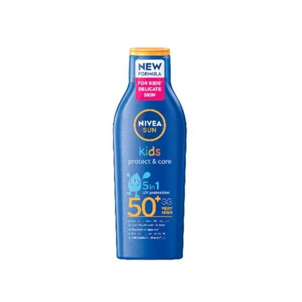 Nivea Sun Kids Protect & Care 5 in 1 SPF50 - lotiune protectie solara copii - 200 ml — preț și oferte