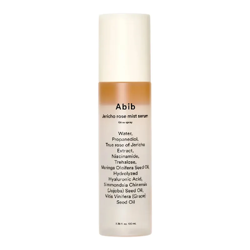 Spray bifazic iluminnator si hidratant Jericho Rose Mist Serum Glow, 100 ml, Abib — preț și oferte