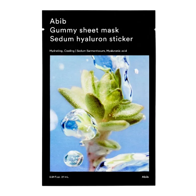 Masca de fata tip servetel intens hidratanta Gummy Sheet Mask Hyaluron Sticker, 27 ml, Abib — preț și oferte