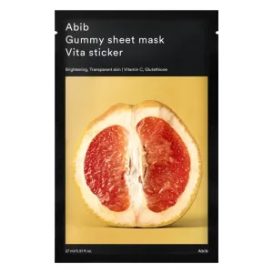 Masca tip servetel iluminatoare Gummy Sheet Mask Vita Sticker, 27 ml, Abib