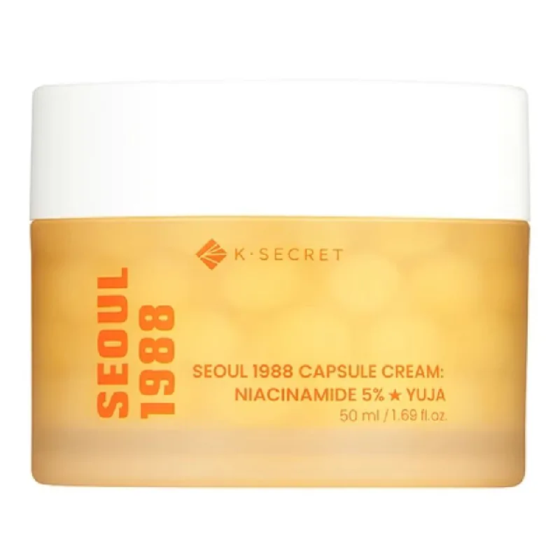Crema-capsule cu Niacinamide 5% + Yuja, 50 ml, K-SECRET SEOUL 1988 — preț și oferte