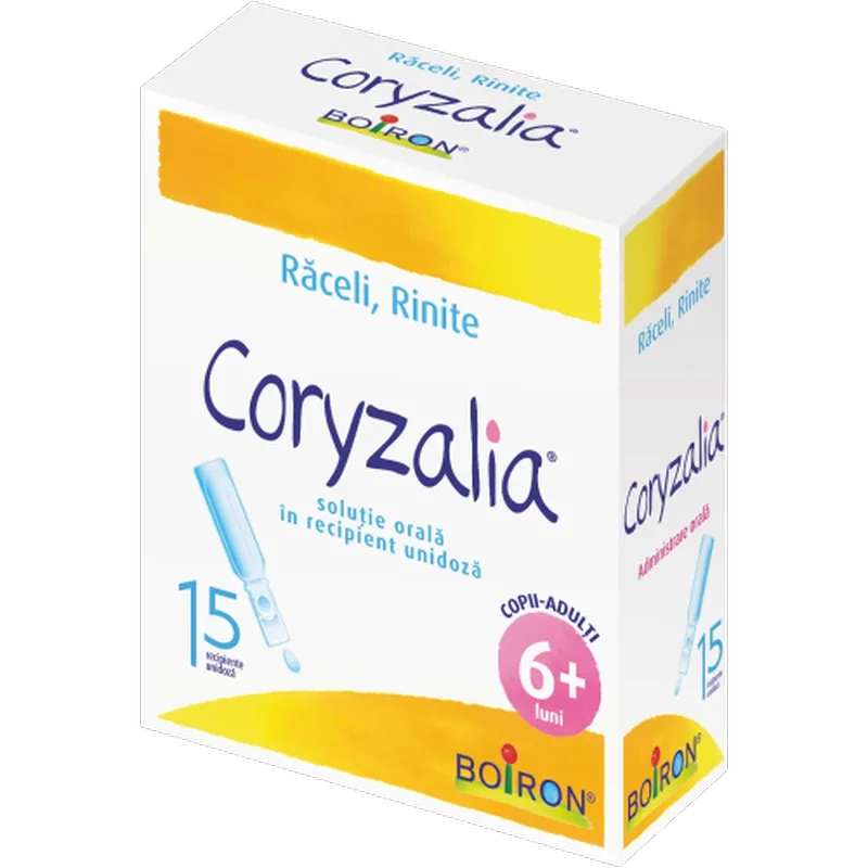 Coryzalia solutie orala in recipient unidoza, Boirin | 15 unidoze BOIRON — preț și oferte