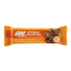 Baton proteic cu caramel si ciocolata, 60 g, Optimum Nutrition