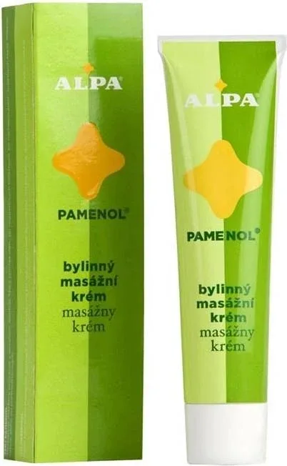 ALPA MENTHOL PAMENOL CREAM 1×40 g, masaj pe bază de plante — preț și oferte