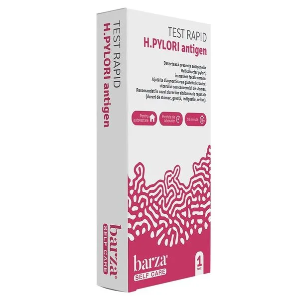 Test rapid H. Pylori antigen Barza, Self Care | 1 bucata SELF CARE MEDICAL — preț și oferte