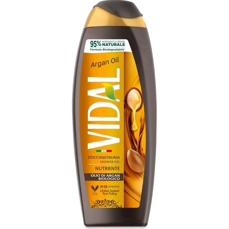Vidal Ulei de argan - gel de baie și duș hrănitor 250 ml — preț și oferte