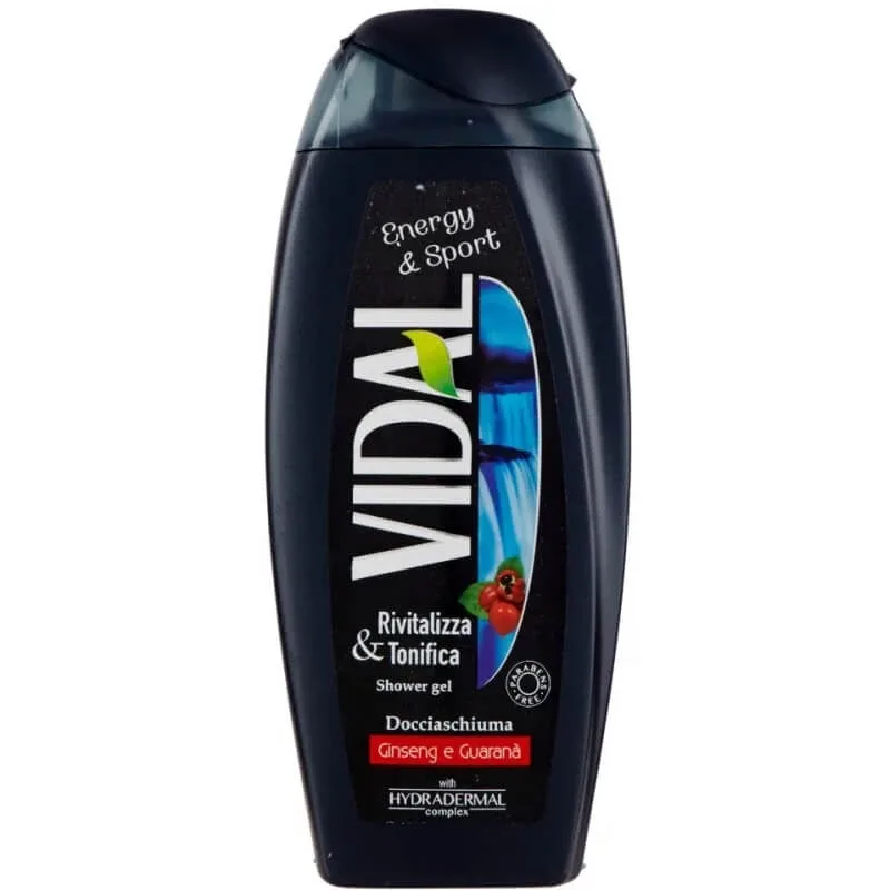 Vidal Energy &amp; sport - gel de duș energizant 250 ml — preț și oferte