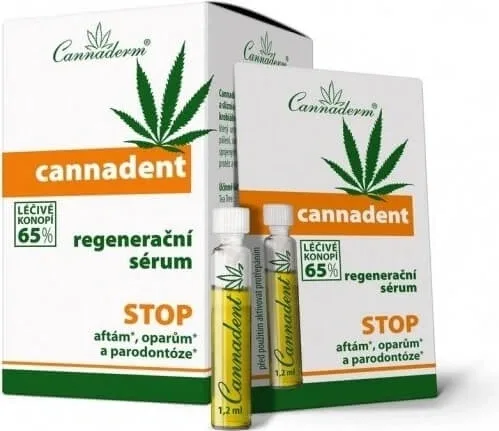 Cannaderm CANNADENT ser regenerant 10×1,5 ml, pentru afte și răni reci — preț și oferte